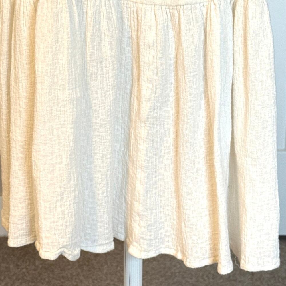Billabong Ready For Sun - Beach Cover- Up Womens Size M Ecru - Picture 7 of 10